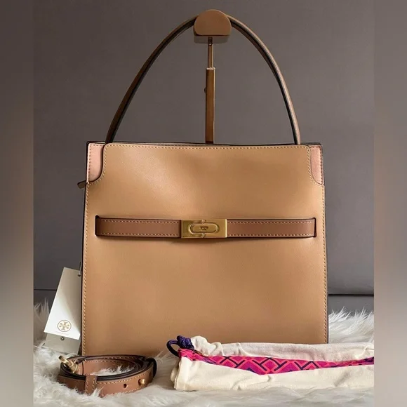 💰SOLD - 75182 - Tory Burch Small Lee Radziwill Double Bag - Picture 12 of 14